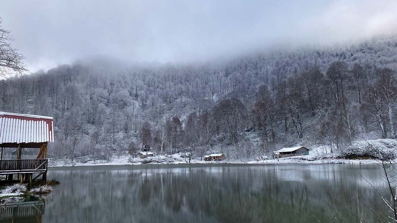 Norveç değil Türkiye! Kar manzarası görenleri büyüledi