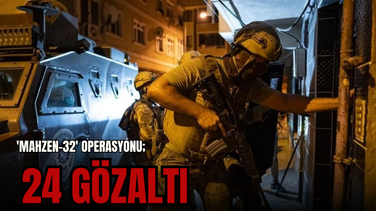 Bursa merkezli 7 ilde suç örgütüne 'Mahzen-32' operasyonu; 24 gözaltı