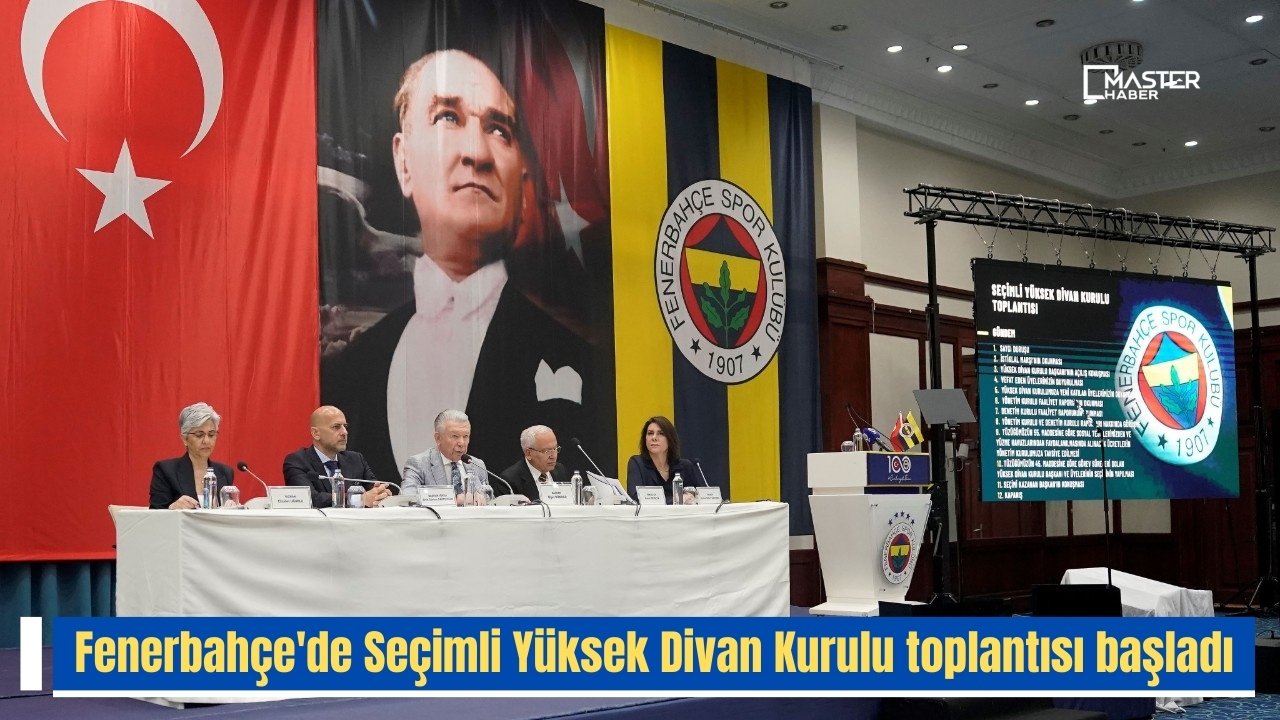 Fenerbahçe'de Seçimli Yüksek Divan Kurulu toplantısı başladı