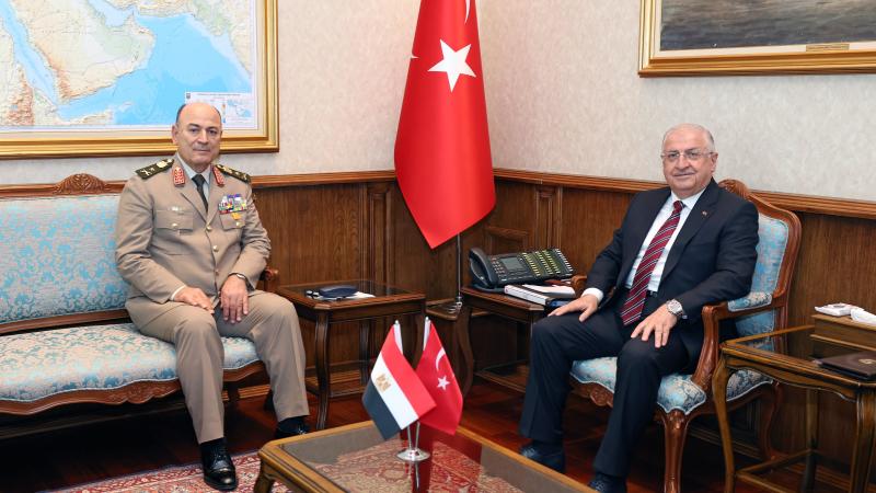 Bakan Güler, Mısır Genelkurmay Başkanı Korgeneral Askar'ı kabul etti