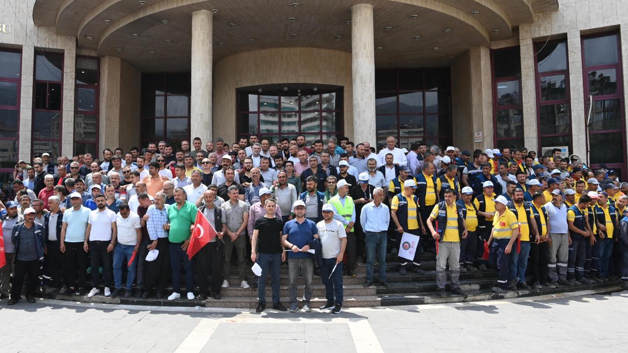 Kahramanmaraş Büyükşehir Belediyesi, işçilere yüzde 27 ek zam yaptı