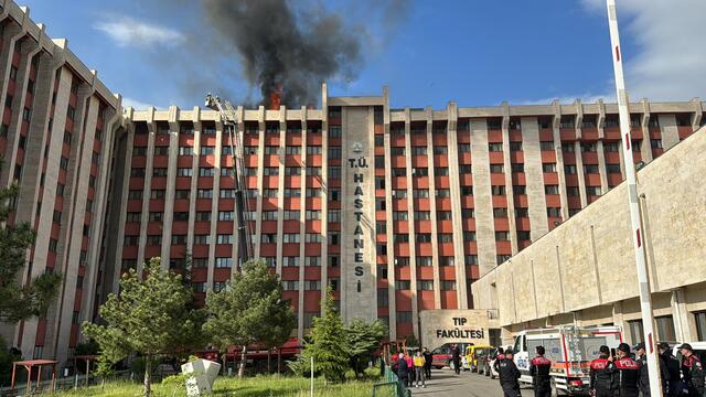 Trakya Üniversitesi Tıp Fakültesi Hastanesi'nde yangın