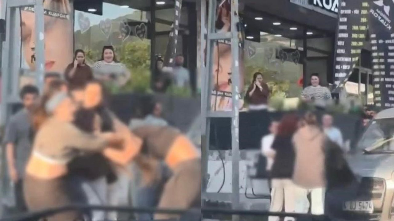 İstanbul'da kadınların kavgası! Kolonya şişesiyle saldırdı
