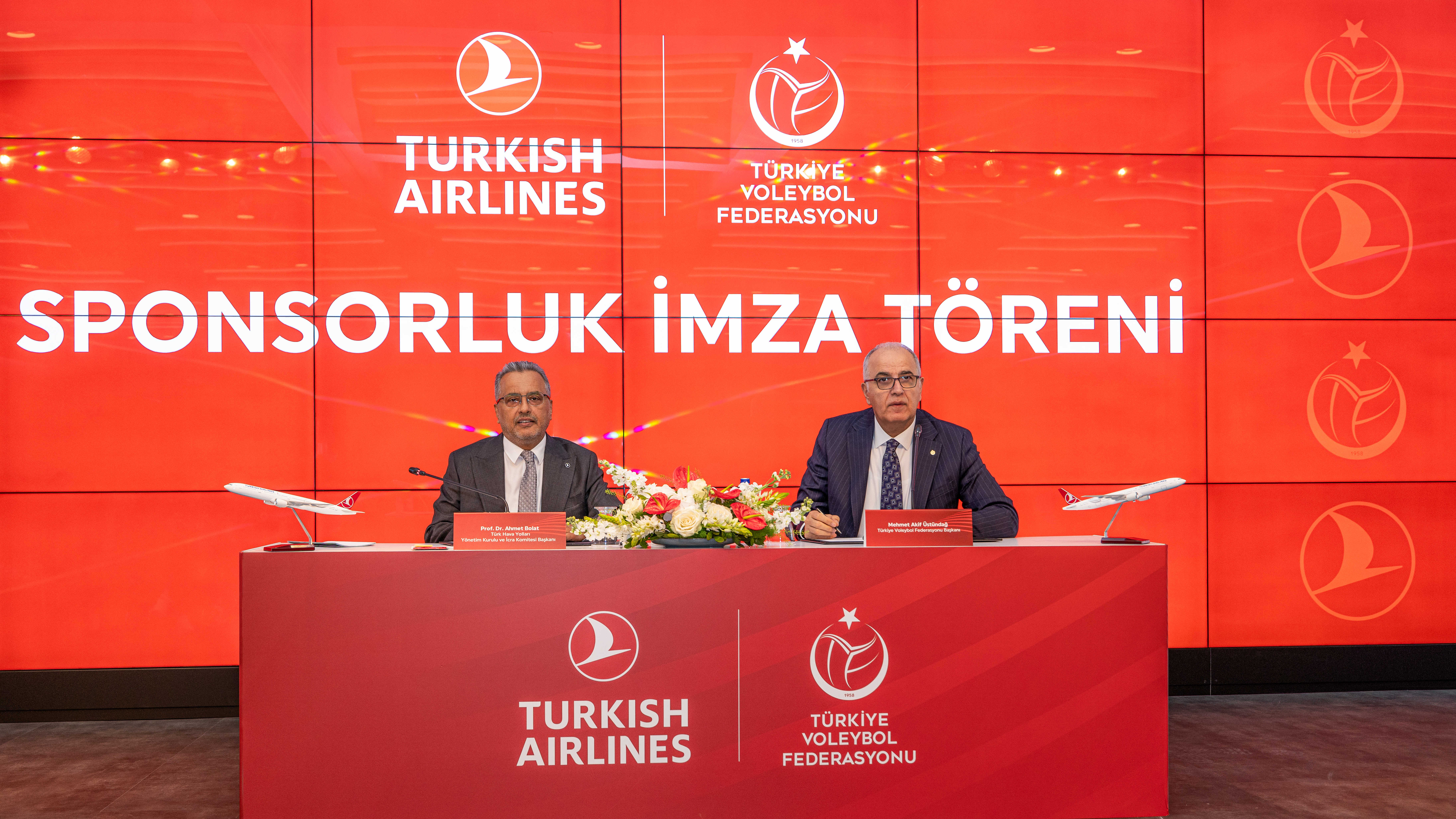 Türk Hava Yolları, Türkiye Voleybol Federasyonu ile sponsorluk anlaşması imzaladı