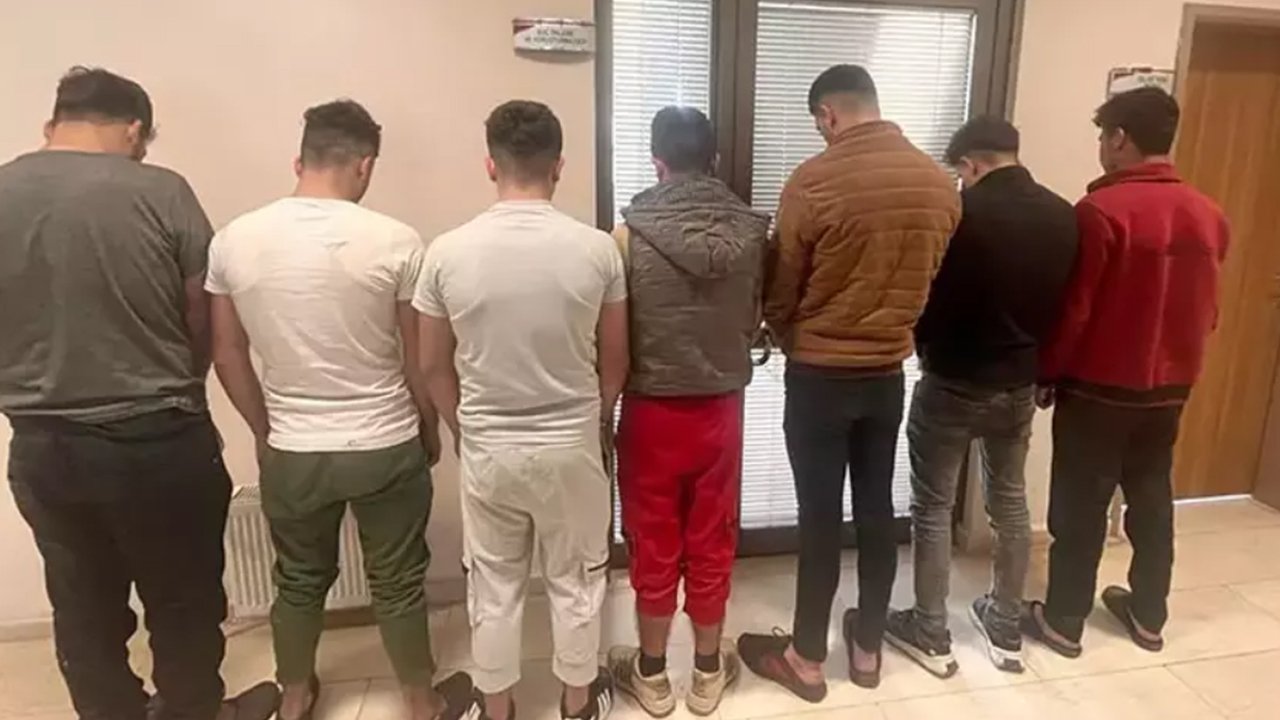 İslahiye'de 7 kaçak göçmen yakalandı