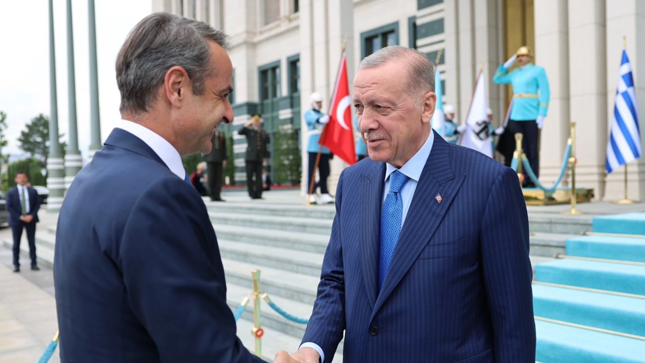 Erdoğan'dan Miçotakis'in ziyaretine ilişkin paylaşım: Memnuniyet duydum
