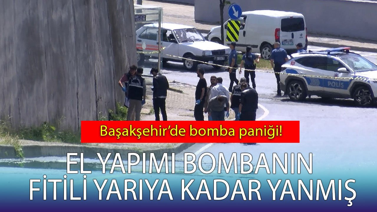 İstanbul'da metro çıkışında el yapımı bomba bulundu: Fitili yarıya kadar yanmış!