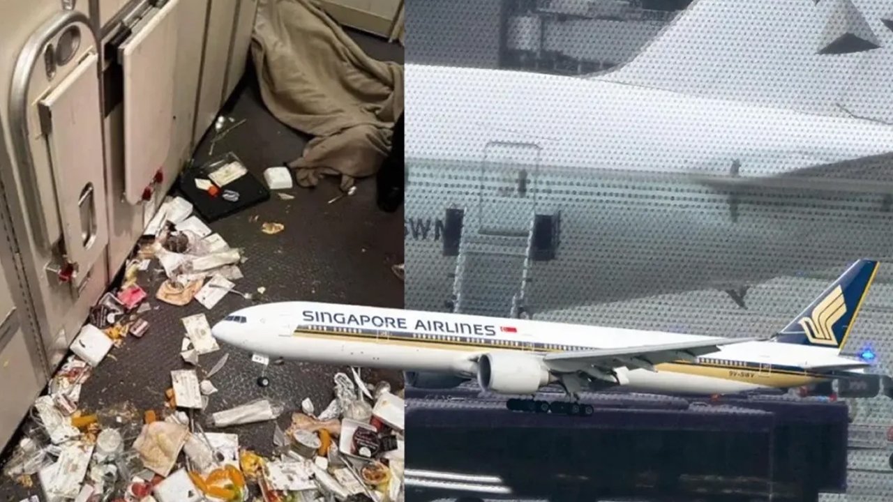 Londra-Singapur uçağında türbülans faciası: 1 ölü, 30 yaralı