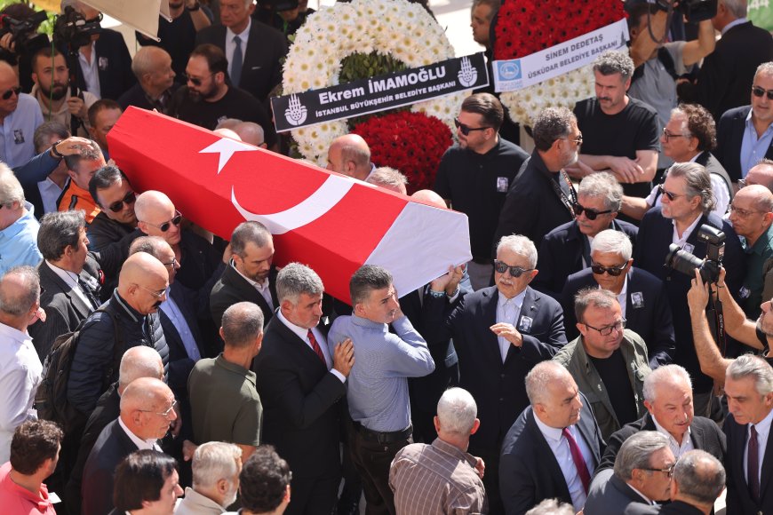Usta Gazeteci Güneri Cıvaoğlu son yolculuğuna uğurlandı