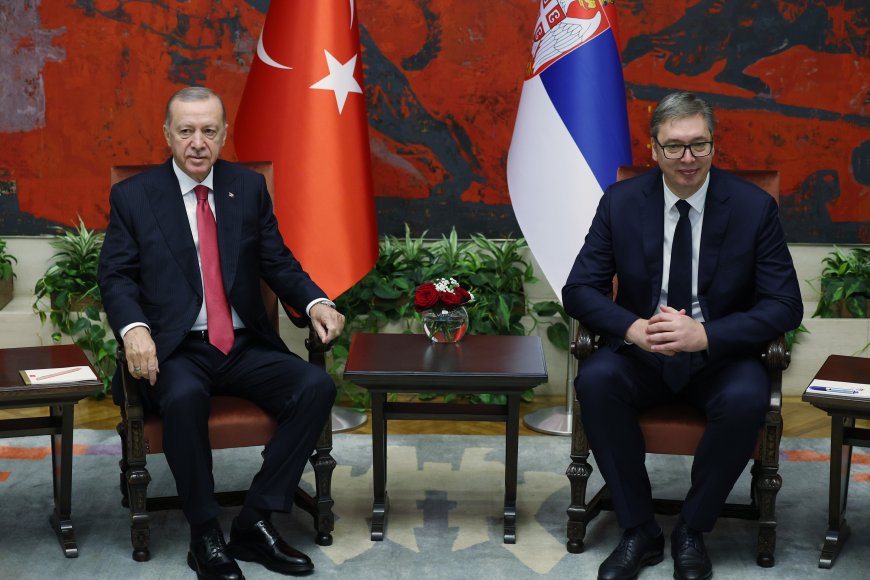 Cumhurbaşkanı Erdoğan, Sırbistan Cumhurbaşkanı Vucic ile görüştü