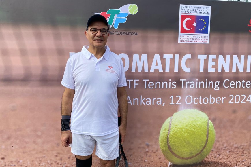 Ankara'da diplomatik tenis turnuvası